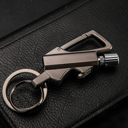 🔥Hot Sale 49% OFF🔥Permanent Match Infinity Lighter with Multitool Keychain Bottle Opener