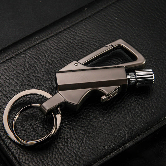 🔥Hot Sale 49% OFF🔥Permanent Match Infinity Lighter with Multitool Keychain Bottle Opener