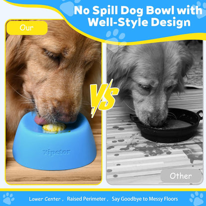 🎄Christmas Sales 49% OFF🎁Slow Feeder Dog Bowls for Liquid Treat, Anti-Slip[Entertained Ball-in] Bone Broth Dog Lick Bowl